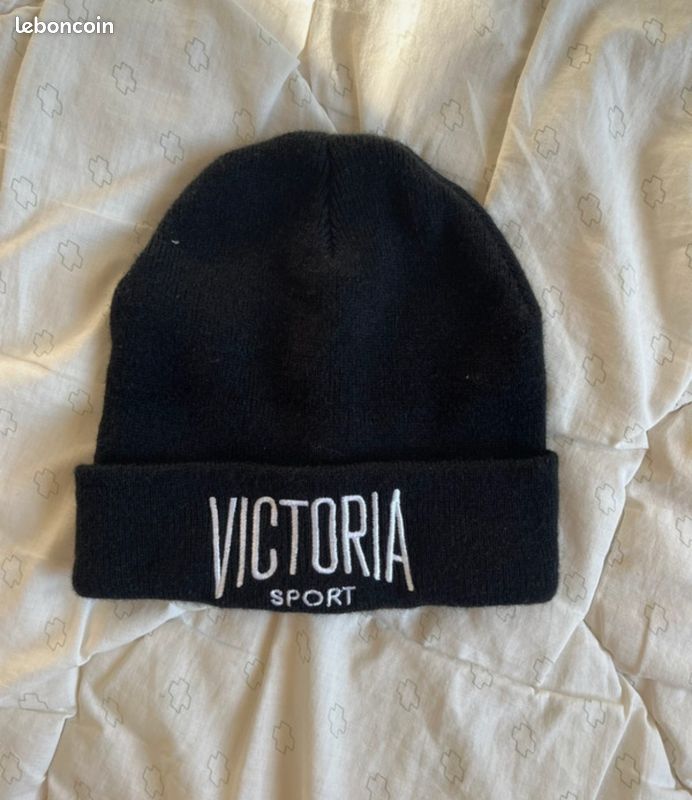 Bonnet Victoria's Secret – Gris à Strass – Motif Flocon De Neige – Neuf