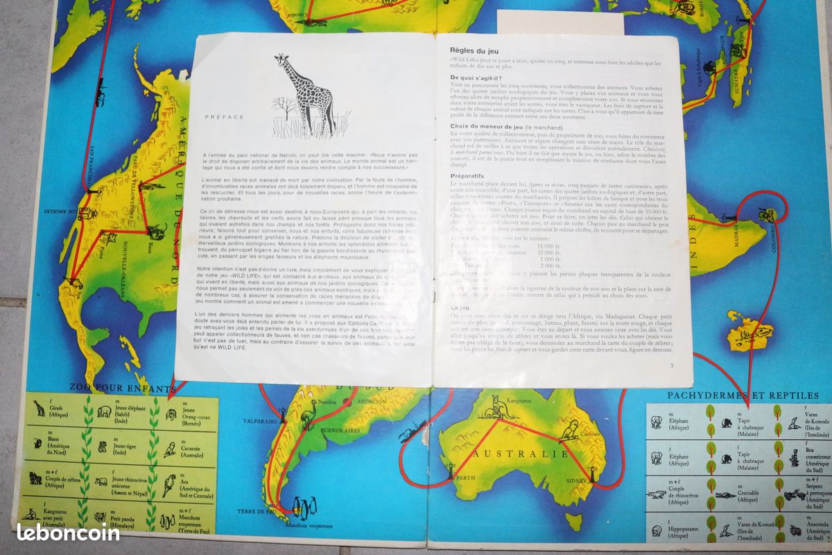 Jeu De Société Wild Life De TF1 Games - Occasion Complet Et En Bon État
