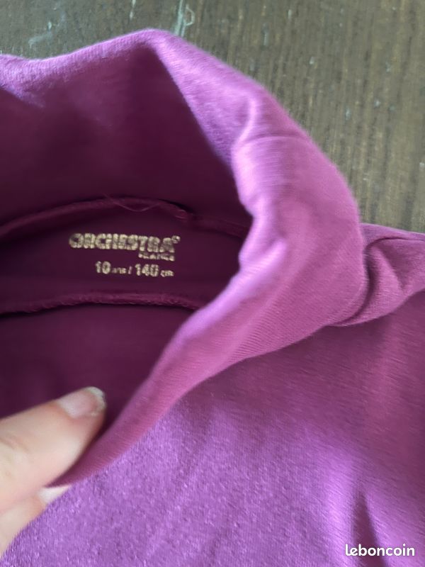 Débardeur Violet USA Pro Pour Fille 7-8 Ans - Polyester