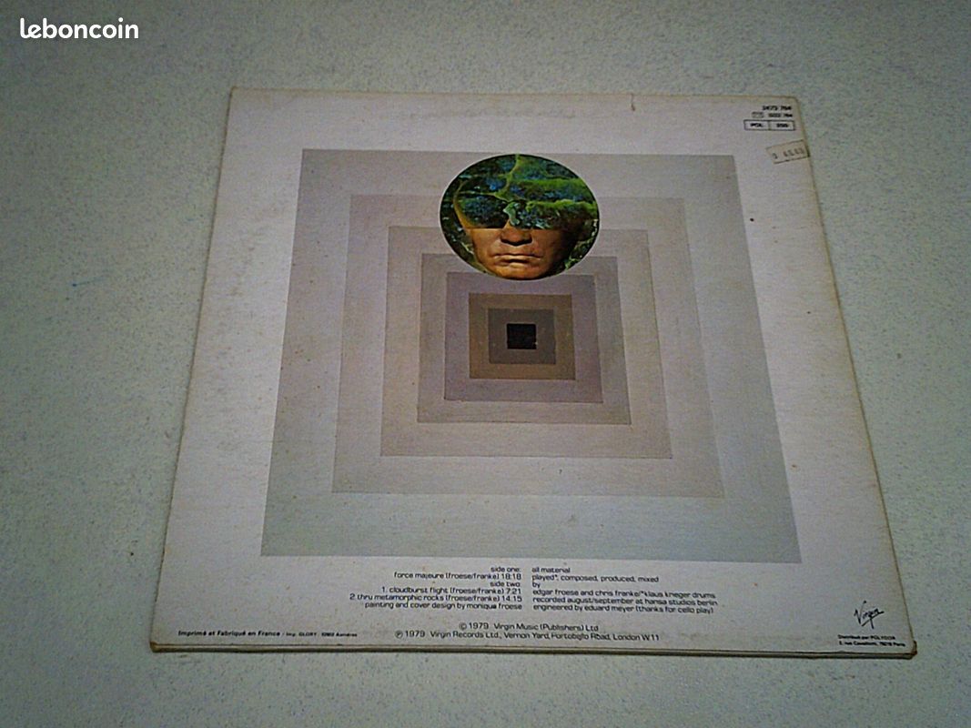 TANGERINE DREAM - Album Vinyle 33 Tours – Pressage Original de VIRGIN 1970 - (image 2)