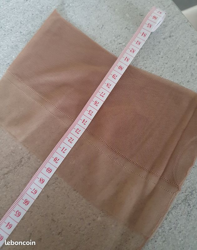 Lot de 10 paires de bas couture nylon vintage années 60 Taille 2 (image 6)