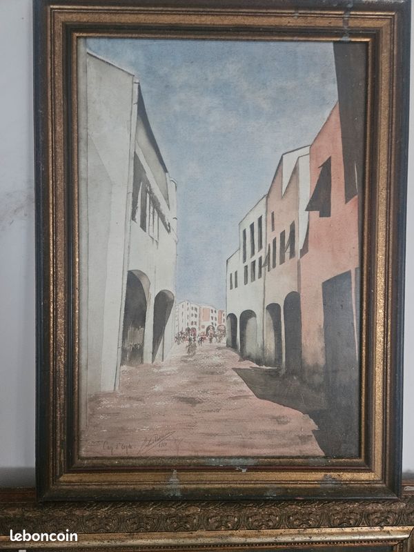 Tableau aquarelles signer (image 1)