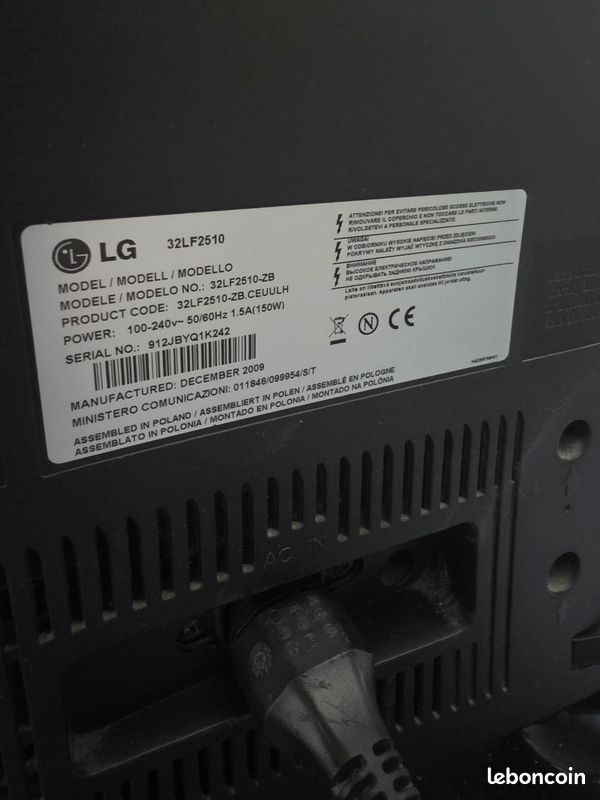 Télévision LG 80 cm (image 5)