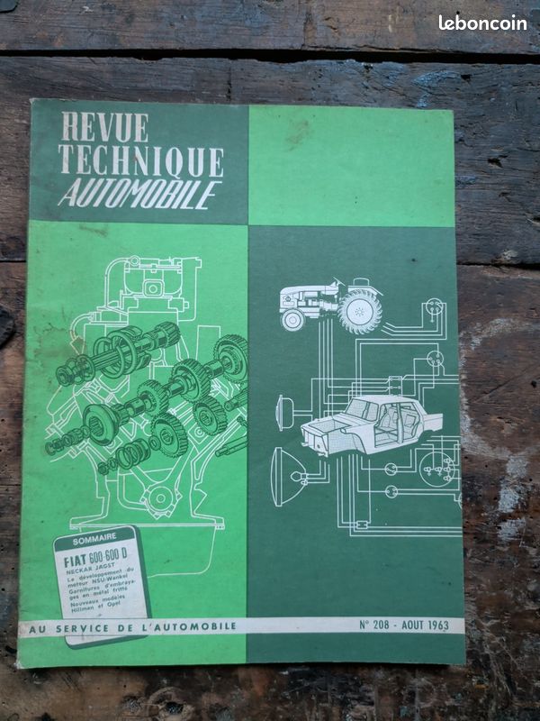 Revue technique pour Fiat 600 de 1963 (image 1)