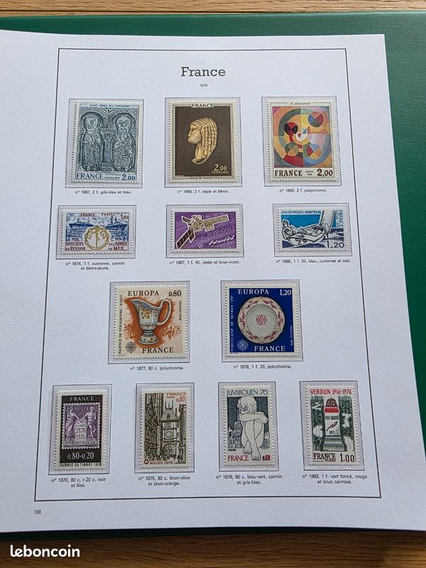 Collection timbres France 1960-1978 COMPLÈTE - 87 pages LUXE - Neufs * sans charnière (image 16)