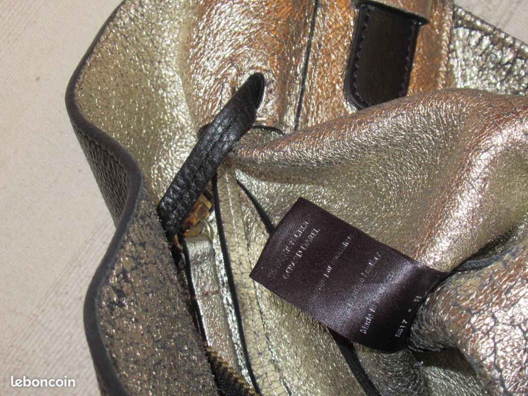 Sac seau Gerard Darel tout cuir avec dust bag (image 5)