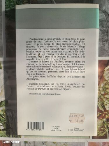 [Livre] La Contrebasse - Bon état (image 2)