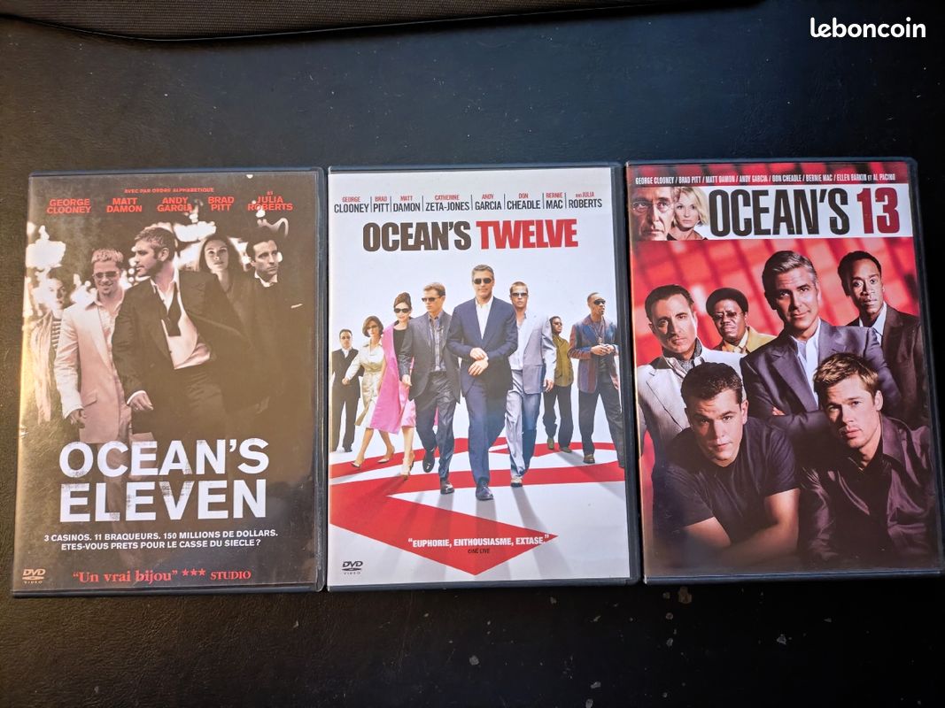 Lot DVD Océans 11 12 13 (image 1)