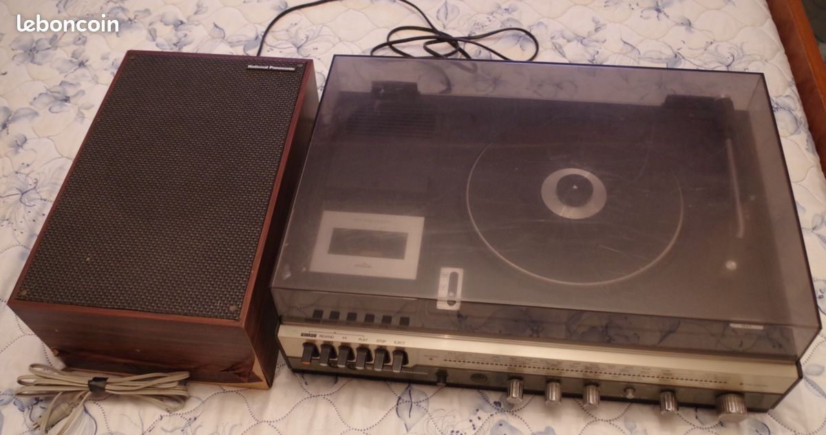 Sg 1070l National Panasonic Speakers Combiné Tourne-disque, K7