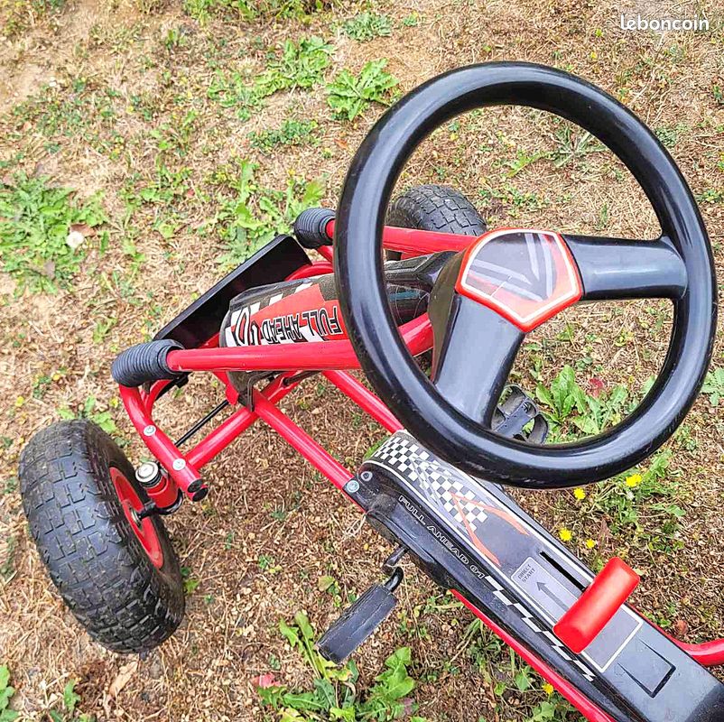 Kart à pédales enfant FULL AHEAD 01 - Siège réglable (4 à 8 ans) (image 4)