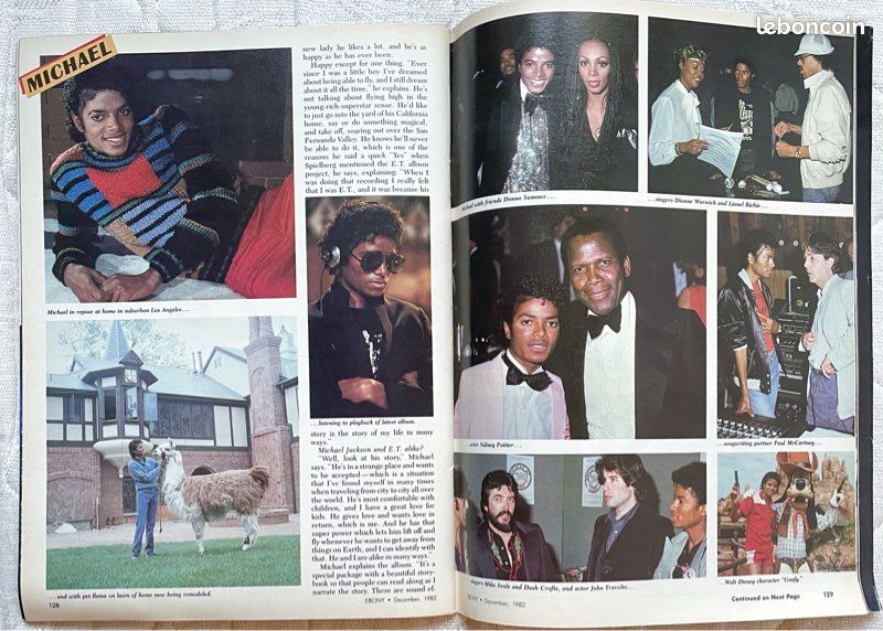 Michael Jackson Ebony Magazine 1982 (image 3)