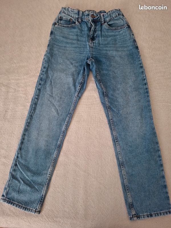 Jean Droit Kiabi Garçon 12A / 152 cm Regular Fit Bleu (image 3)