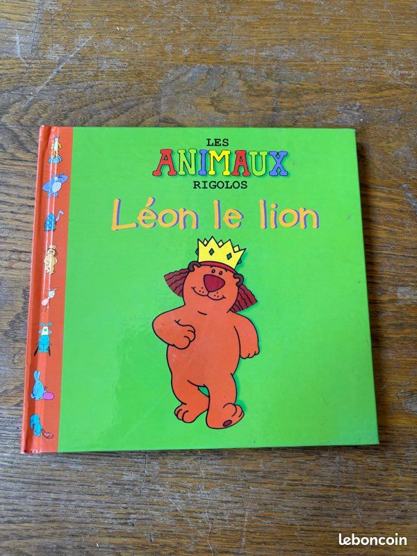 Livre “Les Animaux Rigolos – Léon le lion” – Éditions Atlas Jeunesse (image 1)