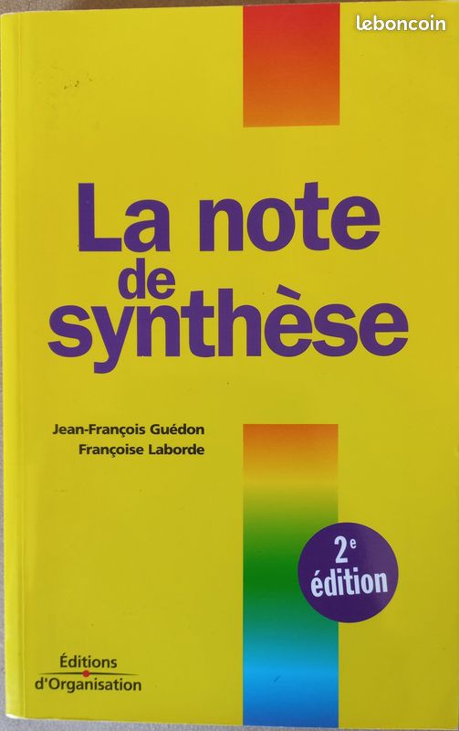 La note de synthèse (image 1)