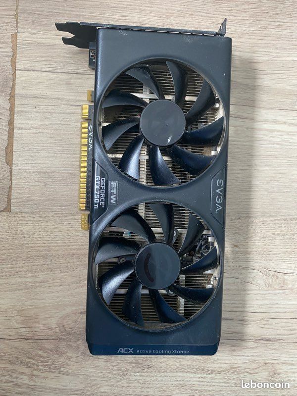 EVGA GeForce GTX 750 Ti FTW ACX – 2 Go GDDR5 (image 1)