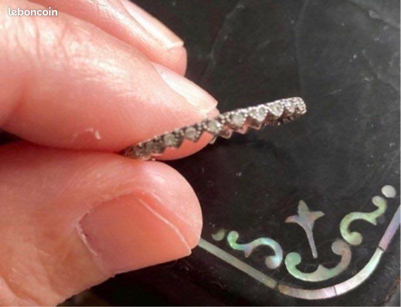 Bague fine argent marque AGATHA (image 2)