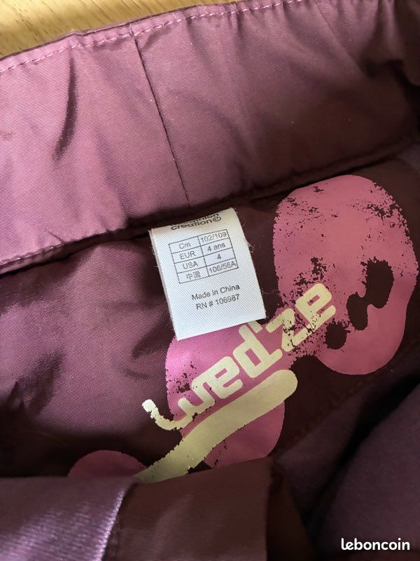 Pantalon ski fille ans Vêtements