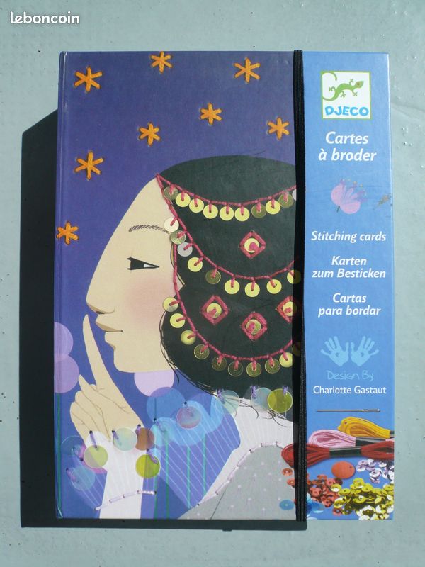 Jeu Djeco Cartes à broder- Mille et une nuits (image 1)