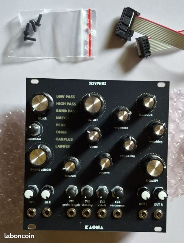 Kaona Sisyfus V2 synthèse granulaire et filtres eurorack (image 1)