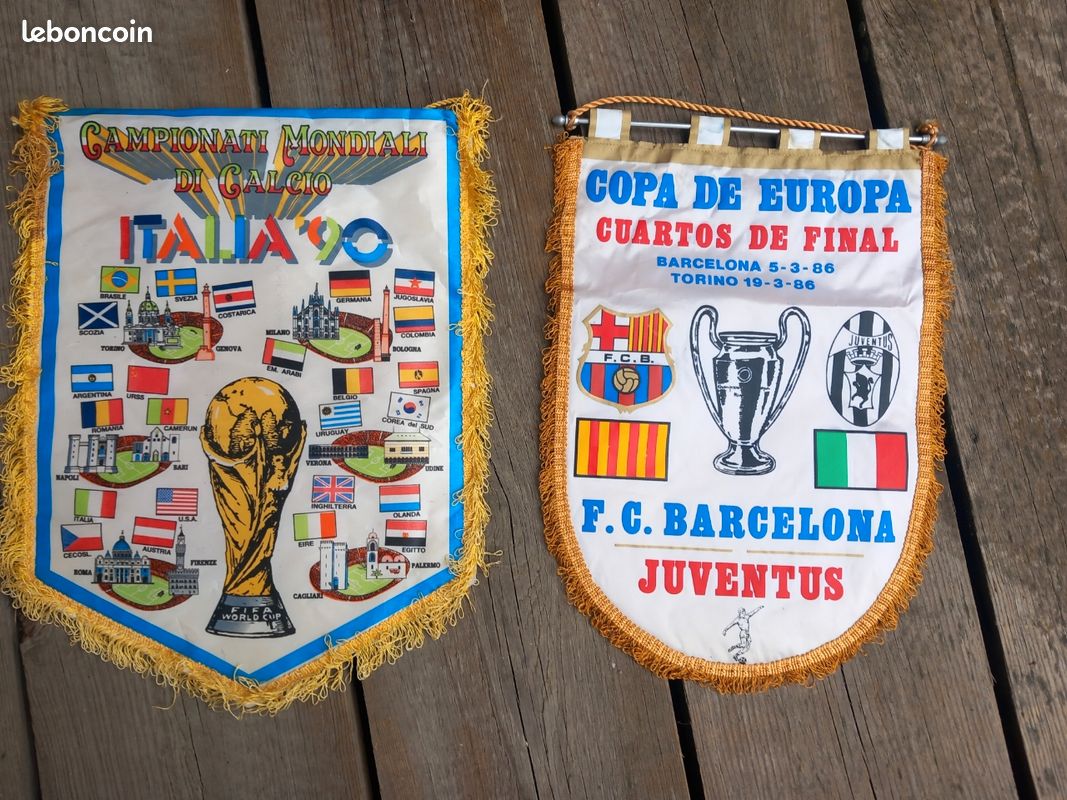 Collection De 47 Fanions De Football - Multicolores - Divers Clubs