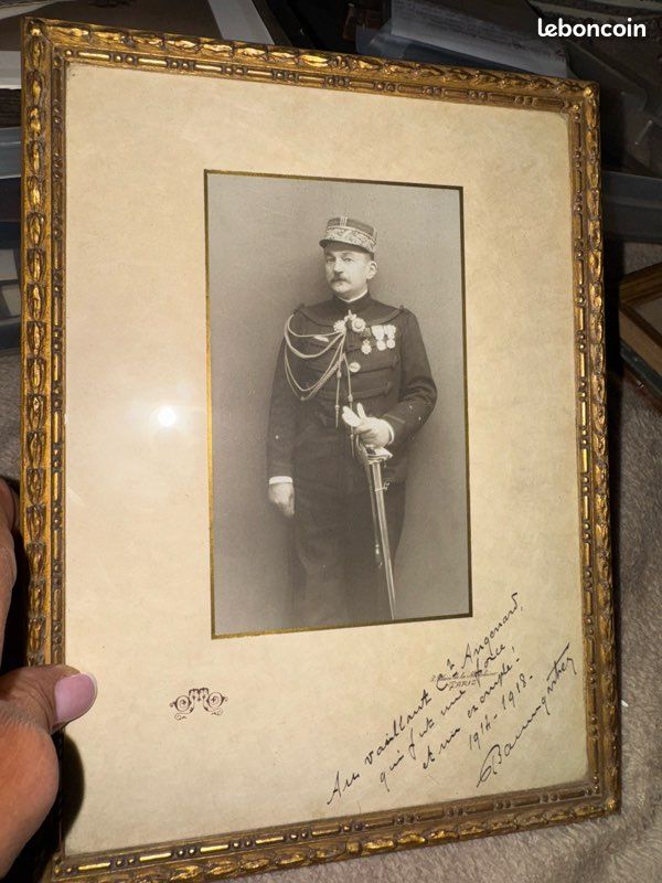 Lot 2 cadres 19e siècle anciens bois or (image 3)