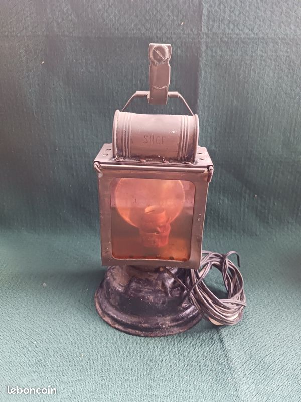 Antique Rare Lampe Lanterne de Mine Acétylène F. Lli Santini
