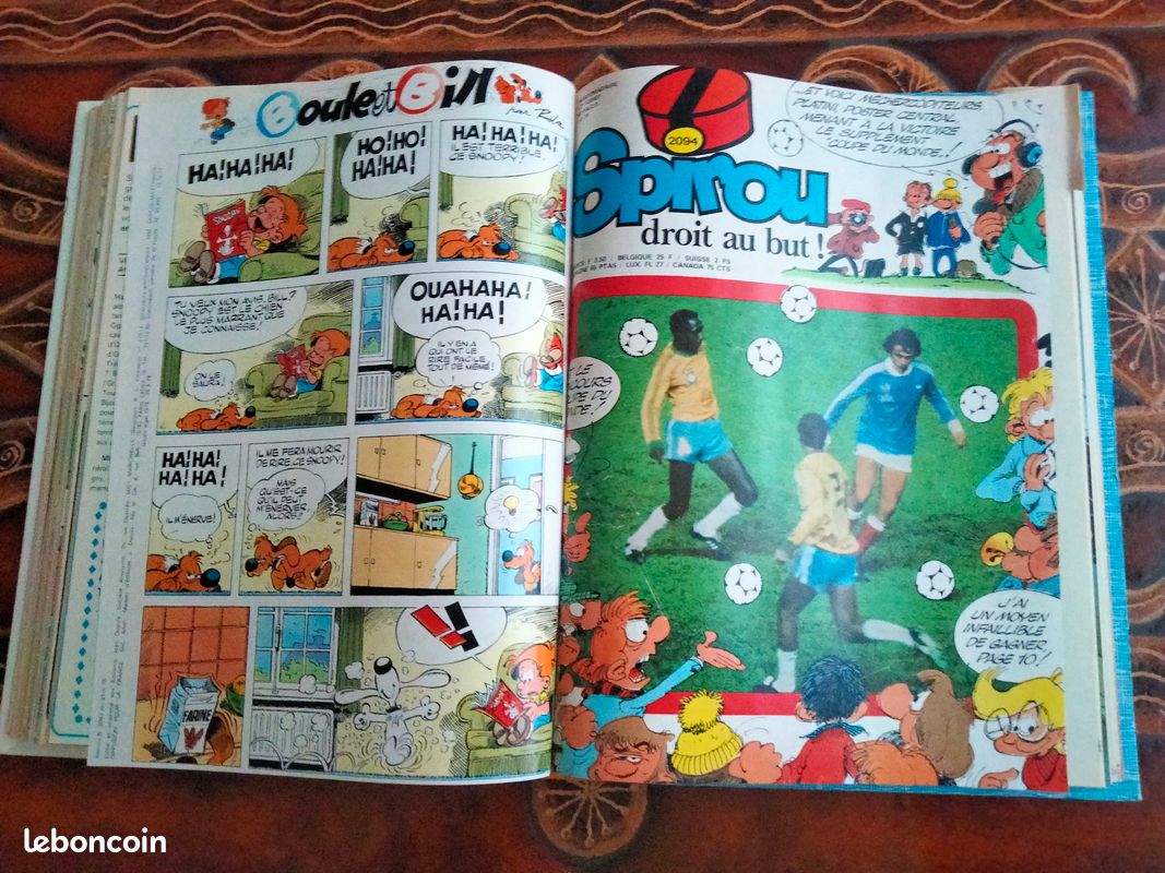 Reliure Album Spirou n° 149 de 1978 bte 33 2e ex (image 8)