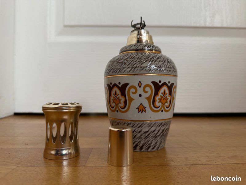 Lampe ancienne en grès émaillé signée Sonia FAYOD Lausanne (D'occasion