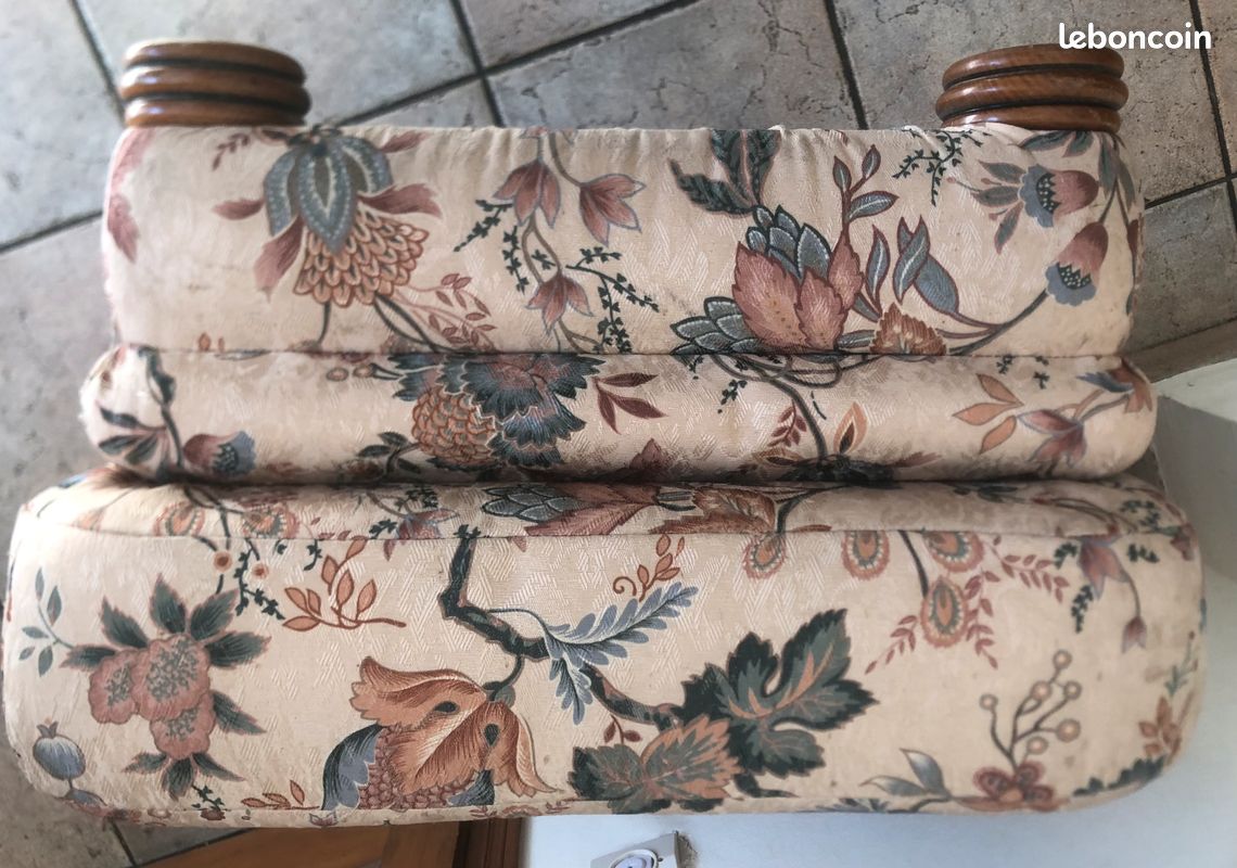 Pouf tissus fleuri (image 4)