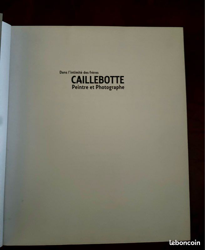 Catalogue d’art Caillebotte – Dans l’intimité des frères Caillebotte – Peintre et Photographe (image 3)