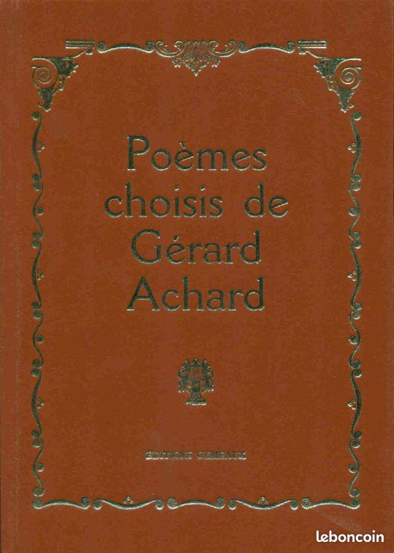 Poèmes choisis de Gérard Achard (image 1)
