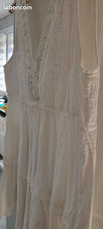 Robe-tunique plissée pour femmes en Noir