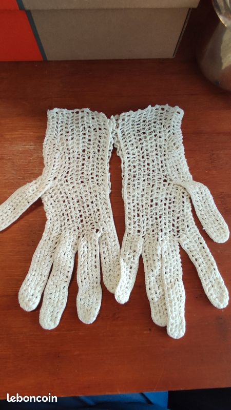 Gants vintage en dentelle (image 3)