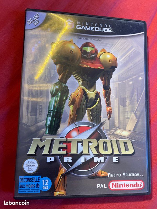 Jeu Metroid Prime GameCube Version PAL Française - Bon état