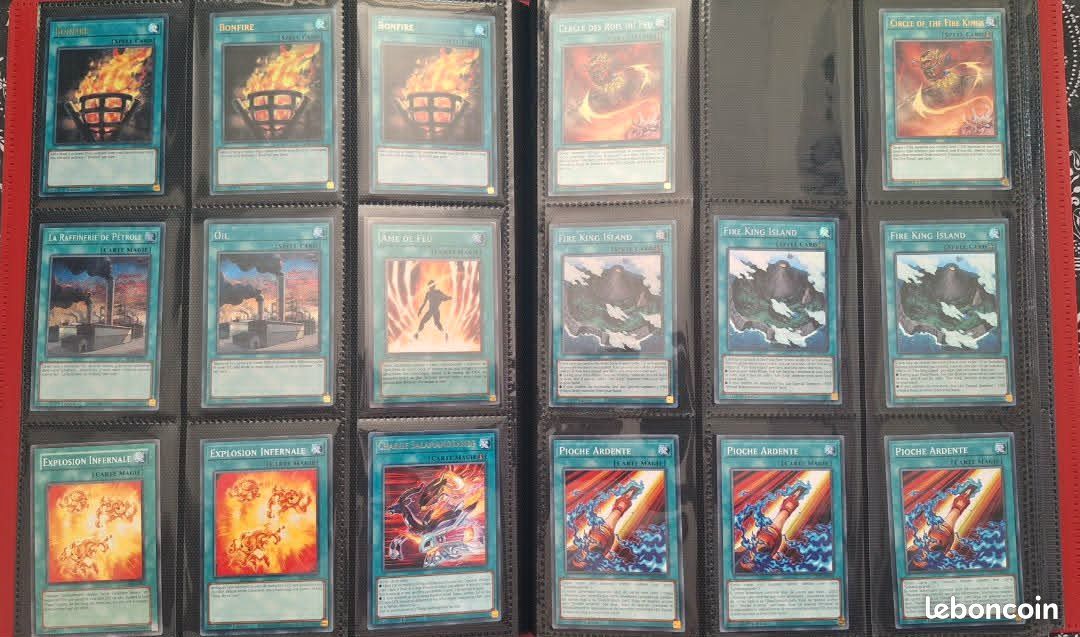 Yu Gi Oh Lot Base Volcanique + Feu + Burn (image 5)