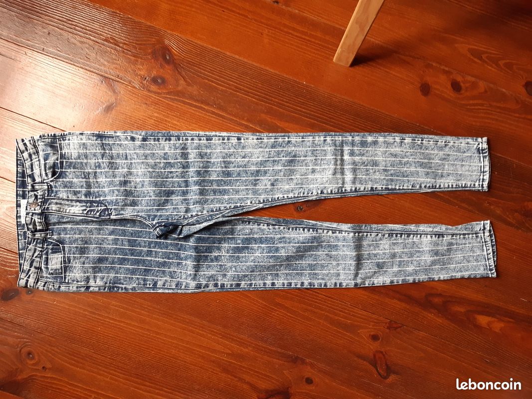 Jeans skinny jeans rayé 34 (image 3)