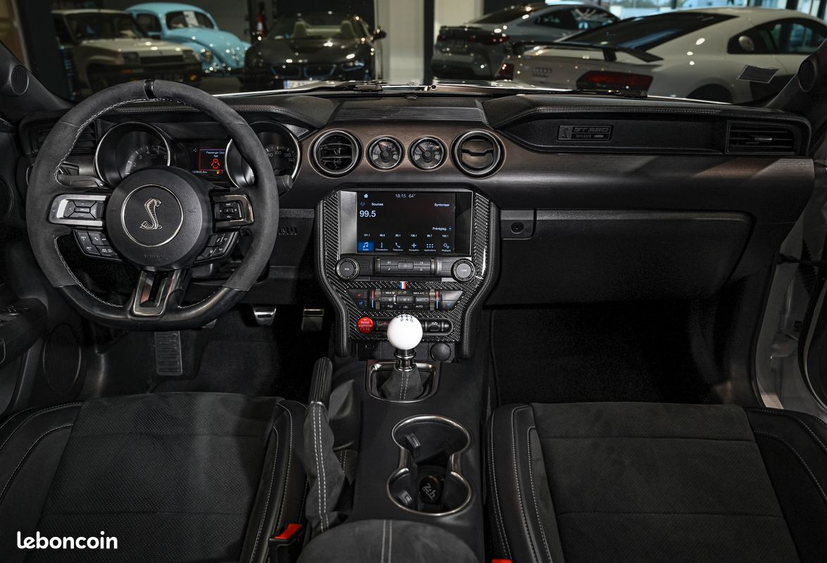 FORD MUSTANG SHELBY GT350 V8 5.2 533 BVM Track Pack / PPF / SYNC 3 / Sièges Confort / KeyLess / Caméra / Track Apps / SHAKER / MagneRide (image 5)