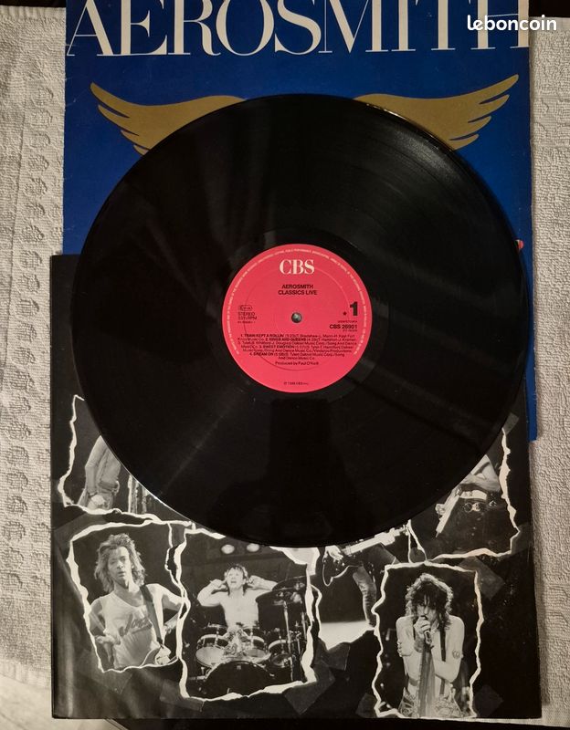 Vinyle 33t Aerosmith Live (image 4)