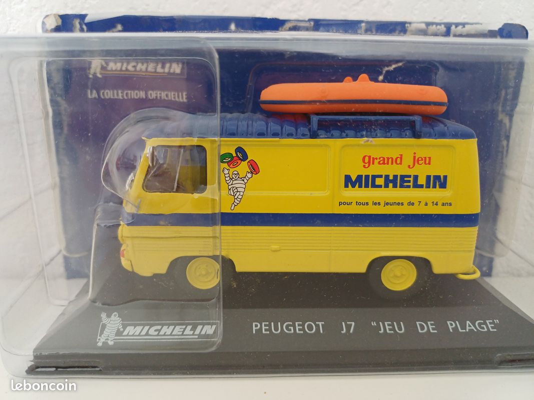 Peugeot J7 Michelin jeu de plage 1/43 IXO (image 1)
