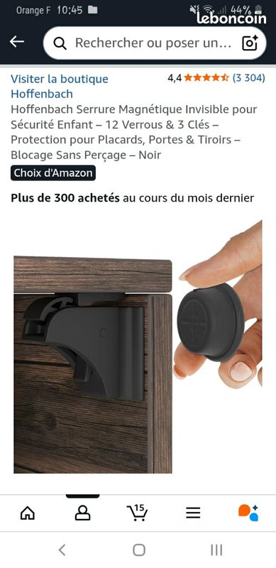 Bloque tiroir magnétique (image 3)