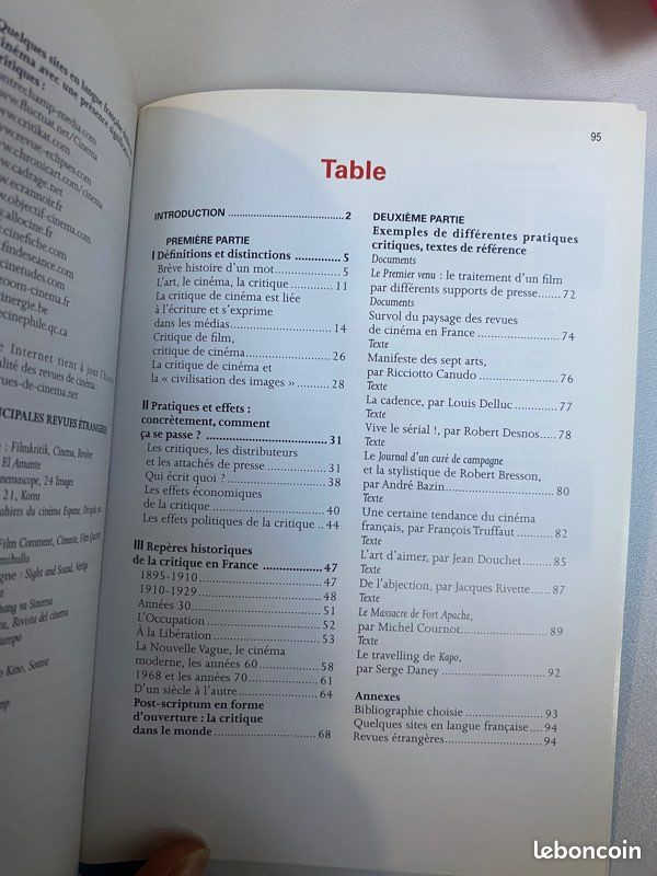 La critique de cinema - Frodon Jean-Michel (image 2)