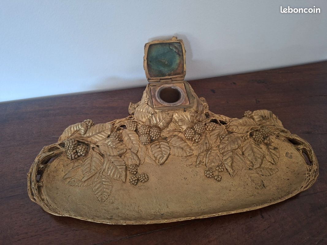 Nécessaire de bureau Art déco Gazan Chiparus signé (image 11)