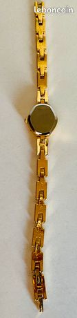 Montre Femme Fantaisie Michel Delaby - Bracelet Doré Maille Croisée, Occasion, Pile à Changer