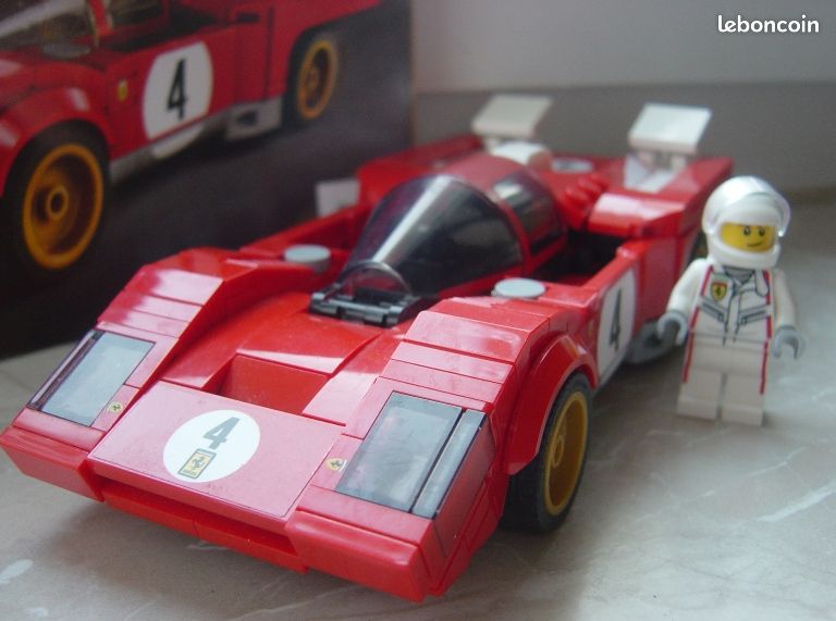 RARE LOT LEGO SPEED CHAMPIONS FERRARI 512 M 1970 SET 76906