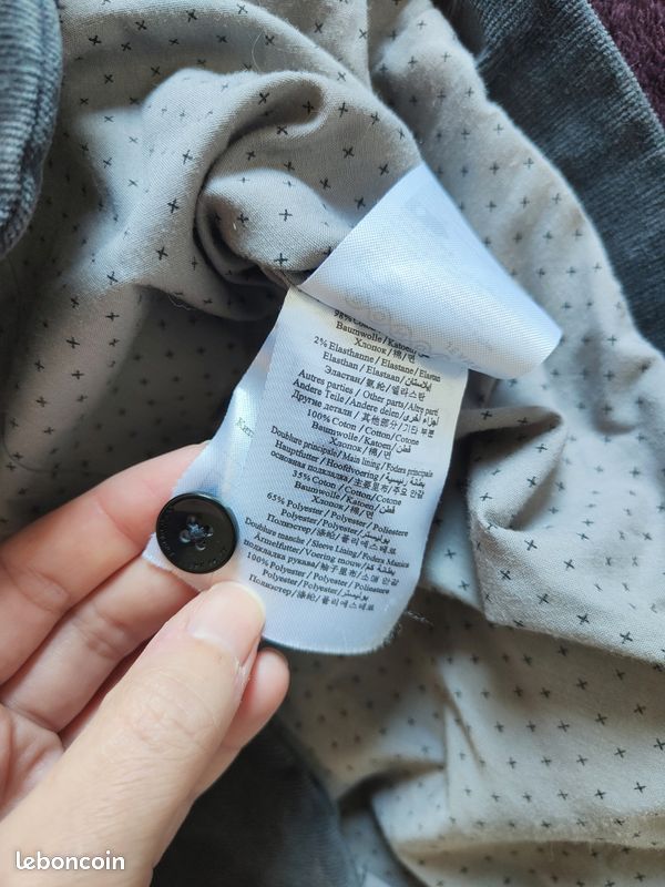 Veste blazer velours marron femme Bonobo XL Vêtements