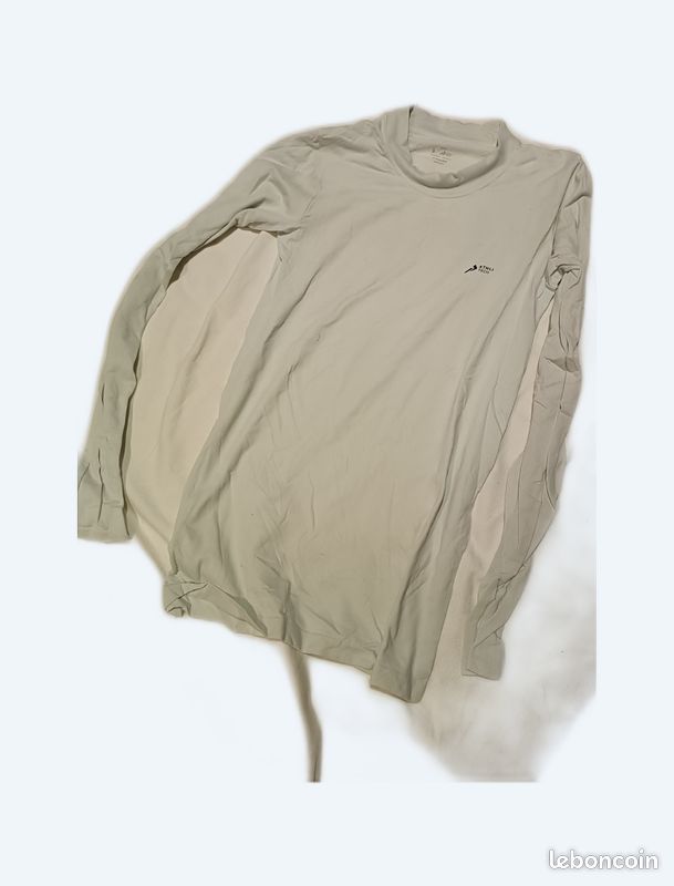 T-shirt technique blanc (image 1)