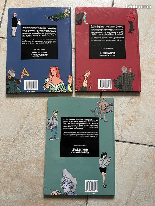 Lot de 3 livres BD notti nere ITAlIEN (image 2)