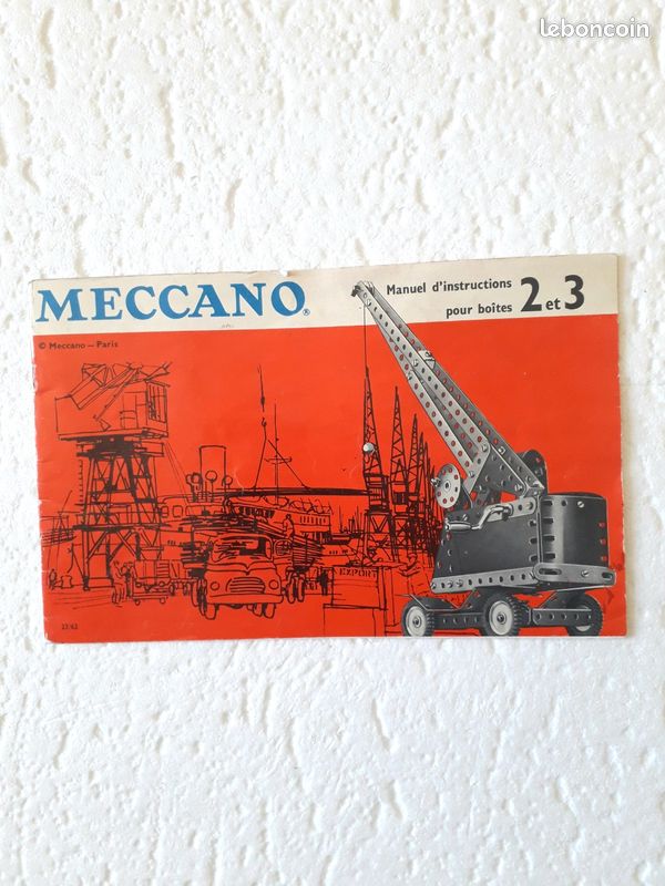 Meccano manuel pour boites 4 - 5 - 6 à Lyon Clasf jeux