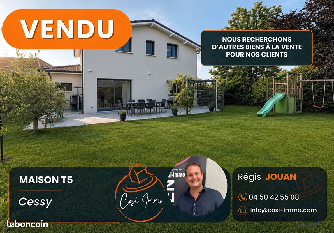 Maison 5 pièces 120 m² · à Cessy · 120 m² · 799 000 €