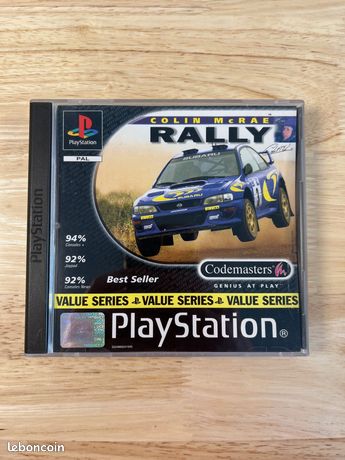Colin McRae Rally Sur PS1 - Version PAL Française - Sans Jaquette (disque Seul)